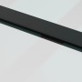 Puerta corredera con juego herrajes negro 76x205 cm ESG vidrio