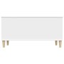 Couchtisch aus weißem Sperrholz, 90 x 44,5 x 45 cm von vidaXL, Couchtisch - Ref: Foro24-819580, Preis: 69,43 €, Rabatt: %