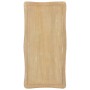 Mesa de centro madera maciza pino blanco marrón 87,5x42x44 cm