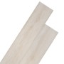 Lamas de suelo PVC autoadhesiva roble blanco clásico 2,51m² 2mm
