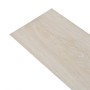 Lamas de suelo PVC autoadhesiva roble blanco clásico 2,51m² 2mm