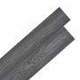 Lamas de suelo PVC autoadhesivas negro y blanco 2,51m² 2mm