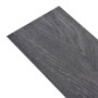 Lamas de suelo PVC autoadhesivas negro y blanco 2,51m² 2mm