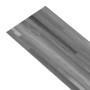 Lamas para suelo de PVC autoadhesivas gris rayado 2,51 m² 2 mm