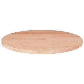 Superficie de mesa redonda madera de roble sin tratar Ø50x1,5cm Superficie de mesa redonda madera de roble sin tratar Ø50x1,5cm
