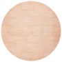 Superficie de mesa redonda madera de roble sin tratar Ø70x1,5cm