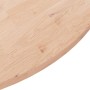 Superficie de mesa redonda madera de roble sin tratar Ø90x1,5cm en Tableros para mesas | Comprar online en Foro24