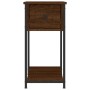 Oak brown engineered wood bedside table 30x60x60 cm by vidaXL, Nightstands - Ref: Foro24-826061, Price: 39,31 €, Discount: %