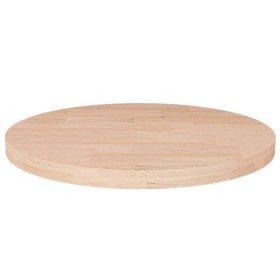 Superficie de mesa redonda madera de roble sin tratar Ø40x2,5cm Superficie de mesa redonda madera de roble sin tratar Ø40x2,5cm