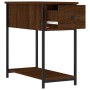 Oak brown engineered wood bedside table 30x60x60 cm by vidaXL, Nightstands - Ref: Foro24-826061, Price: 39,31 €, Discount: %