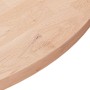 Superficie de mesa redonda madera de roble sin tratar Ø70x2,5cm en Tableros para mesas | Comprar online en Foro24