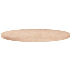 Superficie de mesa redonda madera de roble sin tratar Ø80x2,5cm Superficie de mesa redonda madera de roble sin tratar Ø80x2,5cm
