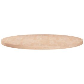 Superficie de mesa redonda madera de roble sin tratar Ø80x2,5cm Superficie de mesa redonda madera de roble sin tratar Ø80x2,5cm