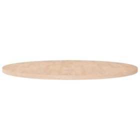 Superficie de mesa redonda madera de roble sin tratar Ø90x2,5cm Superficie de mesa redonda madera de roble sin tratar Ø90x2,5cm