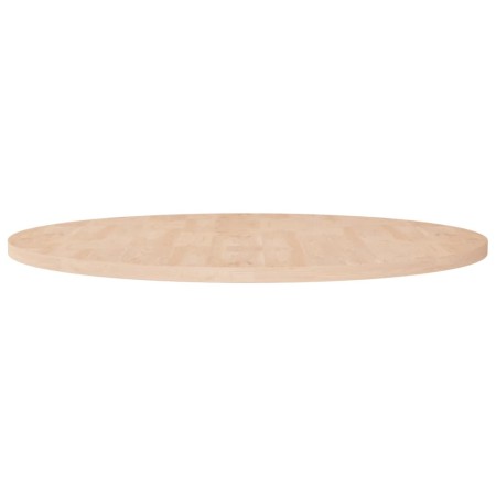 Superficie de mesa redonda madera de roble sin tratar Ø90x2,5cm