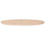Superficie de mesa redonda madera de roble sin tratar Ø90x2,5cm