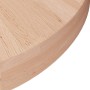 Superficie de mesa redonda madera de roble sin tratar Ø50x4 cm en Tableros para mesas | Comprar online en Foro24