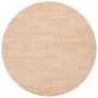 Superficie de mesa redonda madera de roble sin tratar Ø90x4 cm