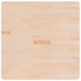 Tablero de mesa cuadrada madera de roble sin tratar 80x80x1,5cm