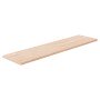 Tabla de estantería madera maciza roble sin tratar 80x20x1,5 cm