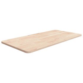 Encimera de baño madera maciza sin tratar 80x40x1,5 cm