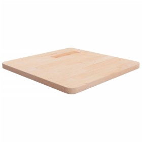 Tablero de mesa cuadrada madera roble sin tratar 50x50x2,5 cm Tablero de mesa cuadrada madera roble sin tratar 50x50x2,5 cm