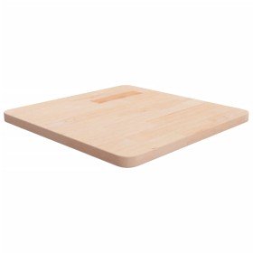 Tablero de mesa cuadrada madera roble sin tratar 50x50x2,5 cm Tablero de mesa cuadrada madera roble sin tratar 50x50x2,5 cm
