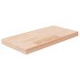 Tabla de estantería madera maciza roble sin tratar 40x20x2,5 cm