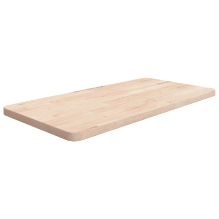 Encimera de baño madera maciza sin tratar 80x40x2,5 cm