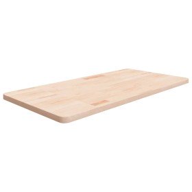 Encimera de baño madera maciza sin tratar 100x50x2,5 cm