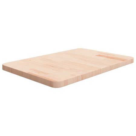Encimera de baño madera maciza sin tratar 60x40x2,5 cm