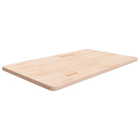 Encimera de baño madera maciza sin tratar 100x60x2,5 cm
