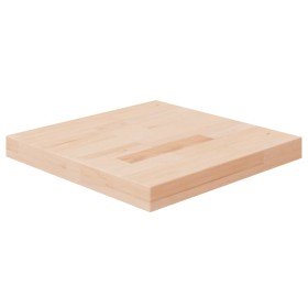 Tablero de mesa cuadrada madera de roble sin tratar 40x40x4 cm Tablero de mesa cuadrada madera de roble sin tratar 40x40x4 cm