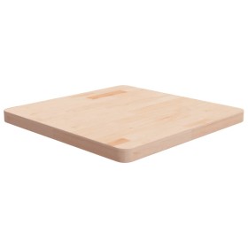 Tablero de mesa cuadrada madera de roble sin tratar 60x60x4 cm Tablero de mesa cuadrada madera de roble sin tratar 60x60x4 cm