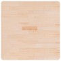 Tablero de mesa cuadrada madera de roble sin tratar 70x70x4 cm