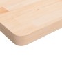 Tablero de mesa cuadrada madera de roble sin tratar 70x70x4 cm