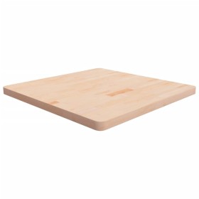 Tablero de mesa cuadrada madera de roble sin tratar 80x80x4 cm Tablero de mesa cuadrada madera de roble sin tratar 80x80x4 cm