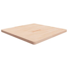 Tablero de mesa cuadrada madera de roble sin tratar 90x90x4 cm Tablero de mesa cuadrada madera de roble sin tratar 90x90x4 cm