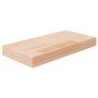 Tabla de estantería madera maciza roble sin tratar 40x20x4 cm