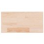 Tabla de estantería madera maciza roble sin tratar 40x20x4 cm