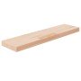 Tabla de estantería madera maciza roble sin tratar 80x20x4 cm