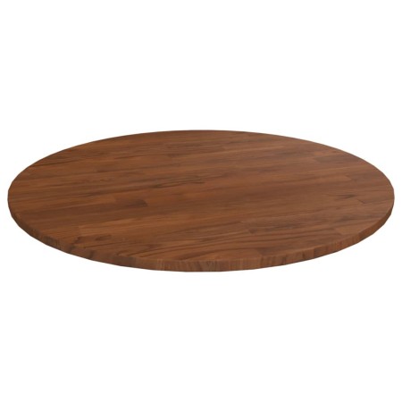 Tablero de mesa redonda madera de roble marrón oscuro Ø60x1,5cm en Tableros para mesas | Comprar online en Foro24