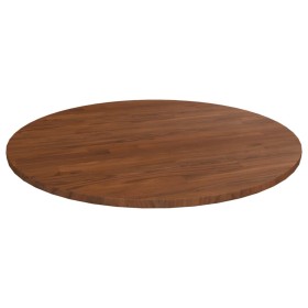 Tablero de mesa redonda madera de roble marrón oscuro Ø90x1,5cm Tablero de mesa redonda madera de roble marrón oscuro Ø90x1,5cm
