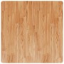 Tablero de mesa cuadrado madera roble marrón claro 80x80x1,5 cm