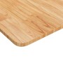 Encimera de baño marrón claro madera maciza tratada 80x40x1,5cm