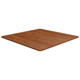 Tablero de mesa cuadrada madera roble marrón oscuro 80x80x1,5cm Tablero de mesa cuadrada madera roble marrón oscuro 80x80x1,5cm