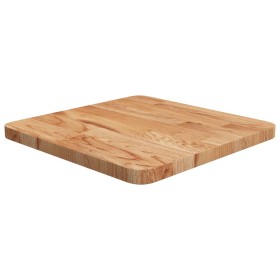 Tablero de mesa cuadrada madera roble marrón claro 40x40x2,5 cm Tablero de mesa cuadrada madera roble marrón claro 40x40x2,5 cm