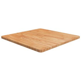 Tablero de mesa cuadrada madera roble marrón claro 70x70x2,5 cm Tablero de mesa cuadrada madera roble marrón claro 70x70x2,5 cm