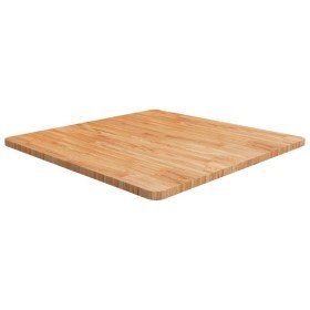Tablero de mesa cuadrada madera roble marrón claro 80x80x2,5 cm Tablero de mesa cuadrada madera roble marrón claro 80x80x2,5 cm