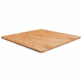 Tablero de mesa cuadrada madera roble marrón claro 90x90x2,5 cm Tablero de mesa cuadrada madera roble marrón claro 90x90x2,5 cm